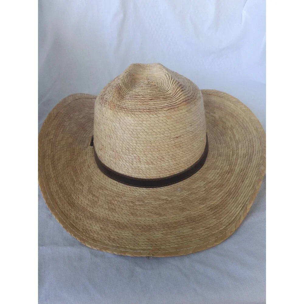 Gold Coast Sunwear Straw Sun Hat Fishing Outdoor Western One Size Fits Most